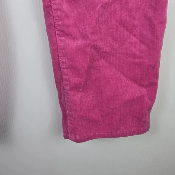 NWOT Talbots Women's Stretch Corduroy Straight Leg Magenta Pant Size 14P Bold - Picture 8 of 14